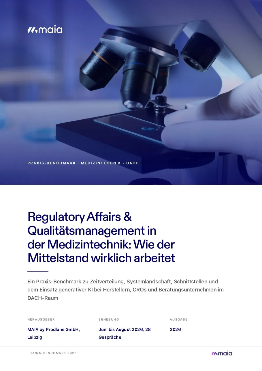 Deckblatt Whitepaper RA und QM in der Medizintechnik