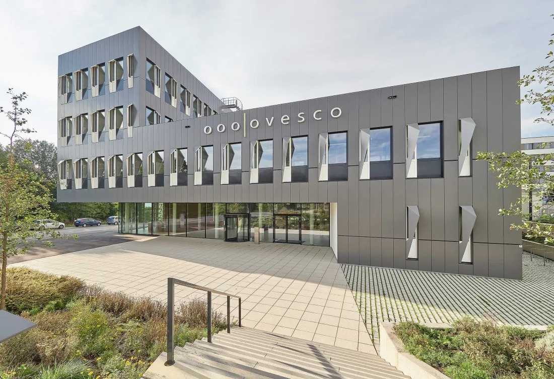 Firmengebäude von Ovesco in Tübingen