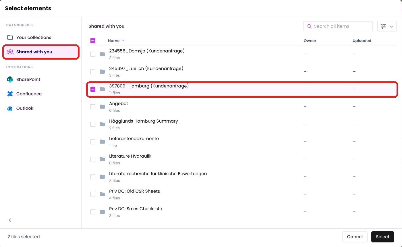 File picker with “Shared with you”
